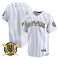 Men's Milwaukee Brewers Armed Forces Day Vapor Premier Limited Jersey - All Stitched - Pinstripe, Team