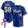 Men's Minnesota Twins Prince Patch Vapor Premier Limited Jersey V2 - All Stitched - Royal, Prince 1958