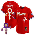 Men's Minnesota Twins Prince Patch Vapor Premier Limited Jersey V2 - All Stitched - Red, Prince