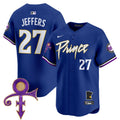 Men's Minnesota Twins Prince Patch Vapor Premier Limited Jersey V2 - All Stitched - Royal, Ryan Jeffers