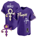 Men's Minnesota Twins Prince Patch Vapor Premier Limited Jersey V2 - All Stitched - Purple, Prince