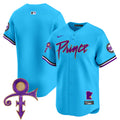 Men's Minnesota Twins Prince Patch Vapor Premier Limited Jersey V2 - All Stitched - Light Blue, Team
