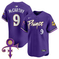 Men's Minnesota Vikings Prince Patch Vapor Premier Limited Jersey - All Stitched - Purple, J.J. McCarthy