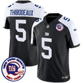 Men's New York Giants Est 1925 Patch Vapor Limited Jersey - All Stitched - Black Alternate, Kayvon Thibodeaux