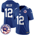 Men's New York Giants Est 1925 Patch Vapor Limited Jersey - All Stitched - Royal, Darren Waller