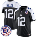 Men's New York Giants Est 1925 Patch Vapor Limited Jersey - All Stitched - Black Alternate, Darren Waller