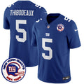 Men's New York Giants Est 1925 Patch Vapor Limited Jersey - All Stitched - Royal, Kayvon Thibodeaux