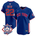 Men's New York Yankees 2024 Fourth of July Vapor Premier Limited Jersey V8 - All Stitched - Royal, Juan Soto