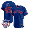 Men's New York Yankees 2024 Fourth of July Vapor Premier Limited Jersey V8 - All Stitched - Royal, Gerrit Cole