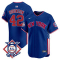 Men's New York Yankees 2024 Fourth of July Vapor Premier Limited Jersey V8 - All Stitched - Royal, Jackie Robinson