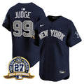 Men's New York Yankees 27 Time Champions Patch Vapor Premier Limited Jersey - All Stitched - Alternate, Aaron Judge