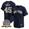 Men's New York Yankees 27 Time Champions Patch Vapor Premier Limited Jersey - All Stitched - Alternate, Gerrit Cole
