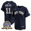 Men's New York Yankees 27 Time Champions Patch Vapor Premier Limited Jersey - All Stitched - Alternate, Anthony Volpe