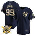 Men's New York Yankees Armed Forces Day Vapor Premier Limited Jersey - All Stitched - Navy, Aaron Judge