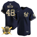 Men's New York Yankees Armed Forces Day Vapor Premier Limited Jersey - All Stitched - Navy, Anthony Rizzo