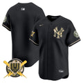 Men's New York Yankees Armed Forces Day Vapor Premier Limited Jersey - All Stitched - Black, Team