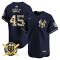 Men's New York Yankees Armed Forces Day Vapor Premier Limited Jersey - All Stitched - Navy, Gerrit Cole