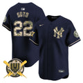 Men's New York Yankees Armed Forces Day Vapor Premier Limited Jersey - All Stitched - Navy, Juan Soto