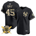 Men's New York Yankees Armed Forces Day Vapor Premier Limited Jersey - All Stitched - Black, Gerrit Cole