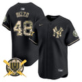 Men's New York Yankees Armed Forces Day Vapor Premier Limited Jersey - All Stitched - Black, Anthony Rizzo