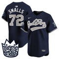 Men's New York Yankees Biggie Smalls Vapor Premier Limited Jersey - All Stitched - Alternate, #72 Smalls