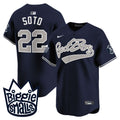 Men's New York Yankees Biggie Smalls Vapor Premier Limited Jersey - All Stitched - Alternate, Juan Soto