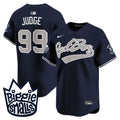 Men's New York Yankees Biggie Smalls Vapor Premier Limited Jersey - All Stitched - Alternate, Aaron Judge