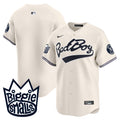 Men's New York Yankees Biggie Smalls Vapor Premier Limited Jersey - All Stitched - Cream, Team