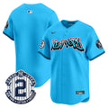 Men's New York Yankees Graffiti Vapor Premier Limited Jersey - All Stitched - Light Blue, Team