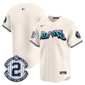 Men's New York Yankees Graffiti Vapor Premier Limited Jersey - All Stitched - Cream, Team