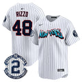 Men's New York Yankees Graffiti Vapor Premier Limited Jersey - All Stitched - Pinstripe, Anthony Rizzo