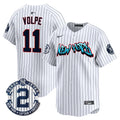 Men's New York Yankees Graffiti Vapor Premier Limited Jersey - All Stitched - Pinstripe, Anthony Volpe