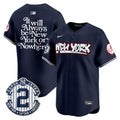 Men's New York Yankees Graffiti Vapor Premier Limited Jersey V2 - All Stitched - Navy, NYON