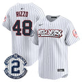 Men's New York Yankees Graffiti Vapor Premier Limited Jersey V2 - All Stitched - Pinstripe, Anthony Rizzo