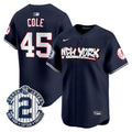 Men's New York Yankees Graffiti Vapor Premier Limited Jersey V2 - All Stitched - Navy, Gerrit Cole