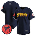 Men's New York Yankees Spider-Man Vapor Premier Limited Jersey - All Stitched - Alternate, Team