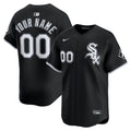 Chicago White Sox Nike Alternate Limited Custom Jersey - Black