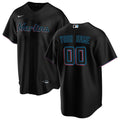 Miami Marlins Nike Alternate Custom Jersey - Black