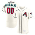 Arizona Diamondbacks Nike Home Custom Jersey - Cream