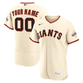 San Francisco Giants Nike Home Custom Jersey - Cream