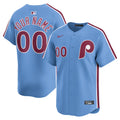 Philadelphia Phillies Nike Alternate Limited Custom Jersey - Light Blue