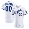 Kansas City Royals Nike Home Custom Jersey - White