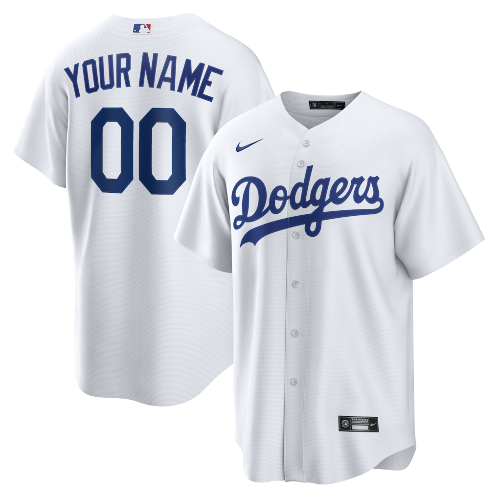 Los Angeles Dodgers Nike Home Custom Jersey - White