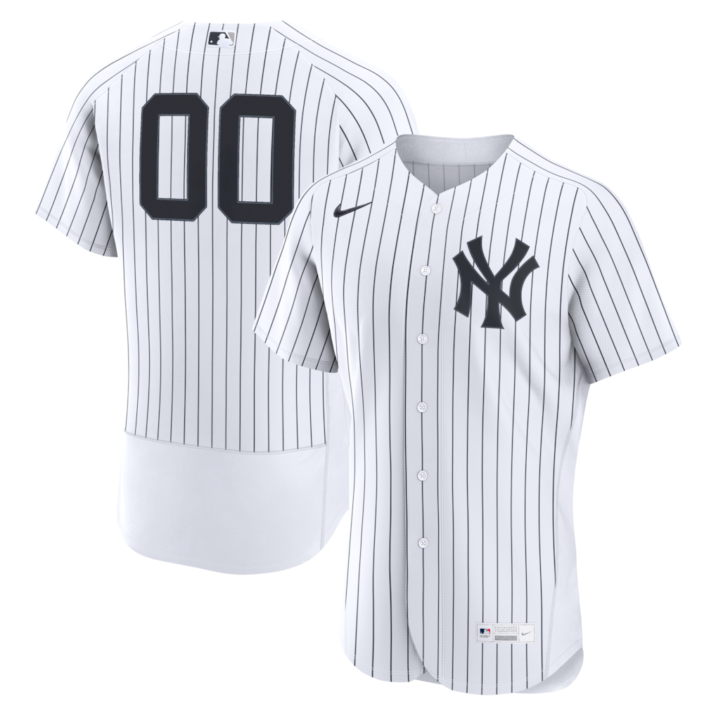 New York Yankees Nike Home Custom Jersey - White