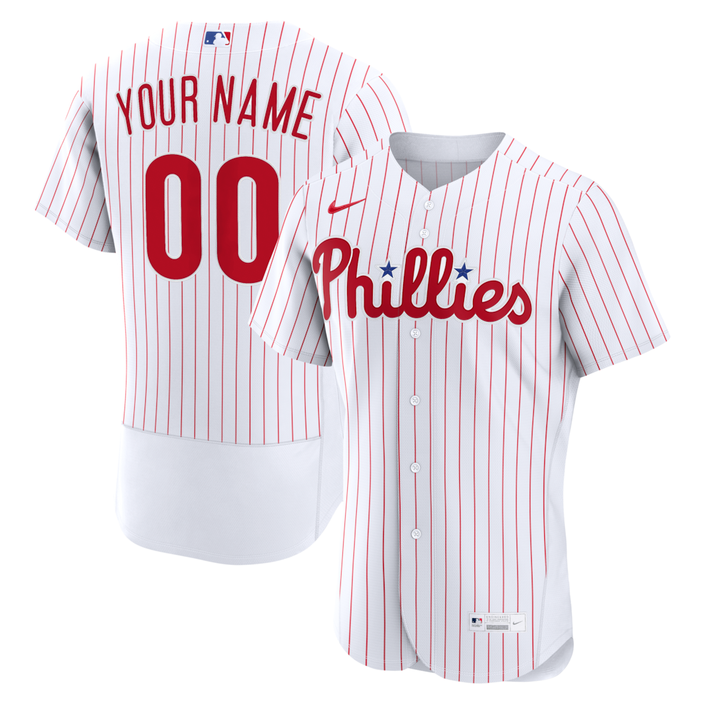 Philadelphia Phillies Nike Home Custom Jersey - White