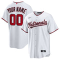 Washington Nationals Nike Home Custom Jersey - White