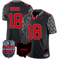Men's Ohio State Buckeyes 100th Anniversary Patch Vapor Limited Jersey - All Stitched