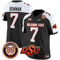 Men's Oklahoma State Cowboys Leslie O'neal Patch Vapor Limited Jersey - All Stitched