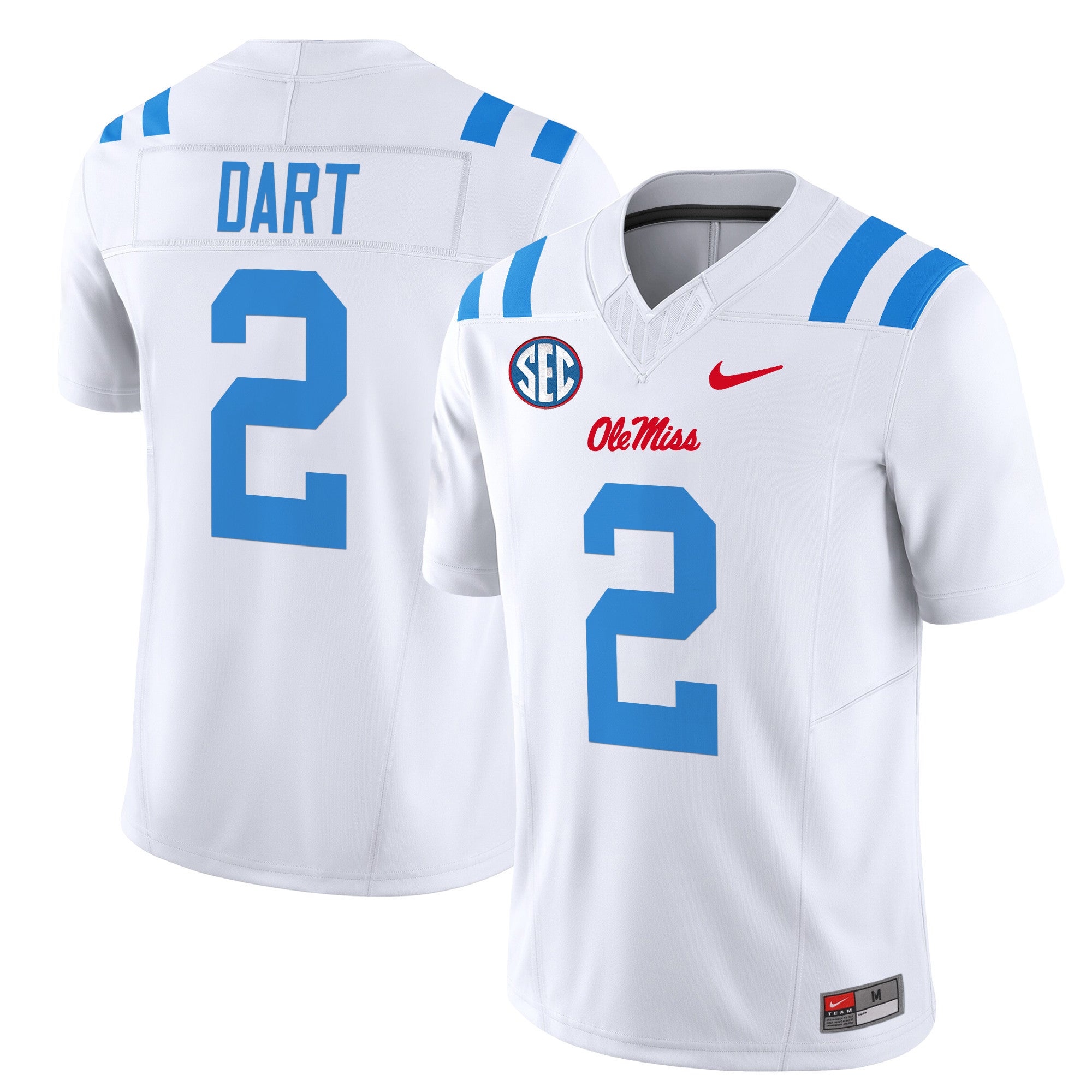 Men's Ole Miss Rebels 2024 Vapor Limited Jersey - All Stitched