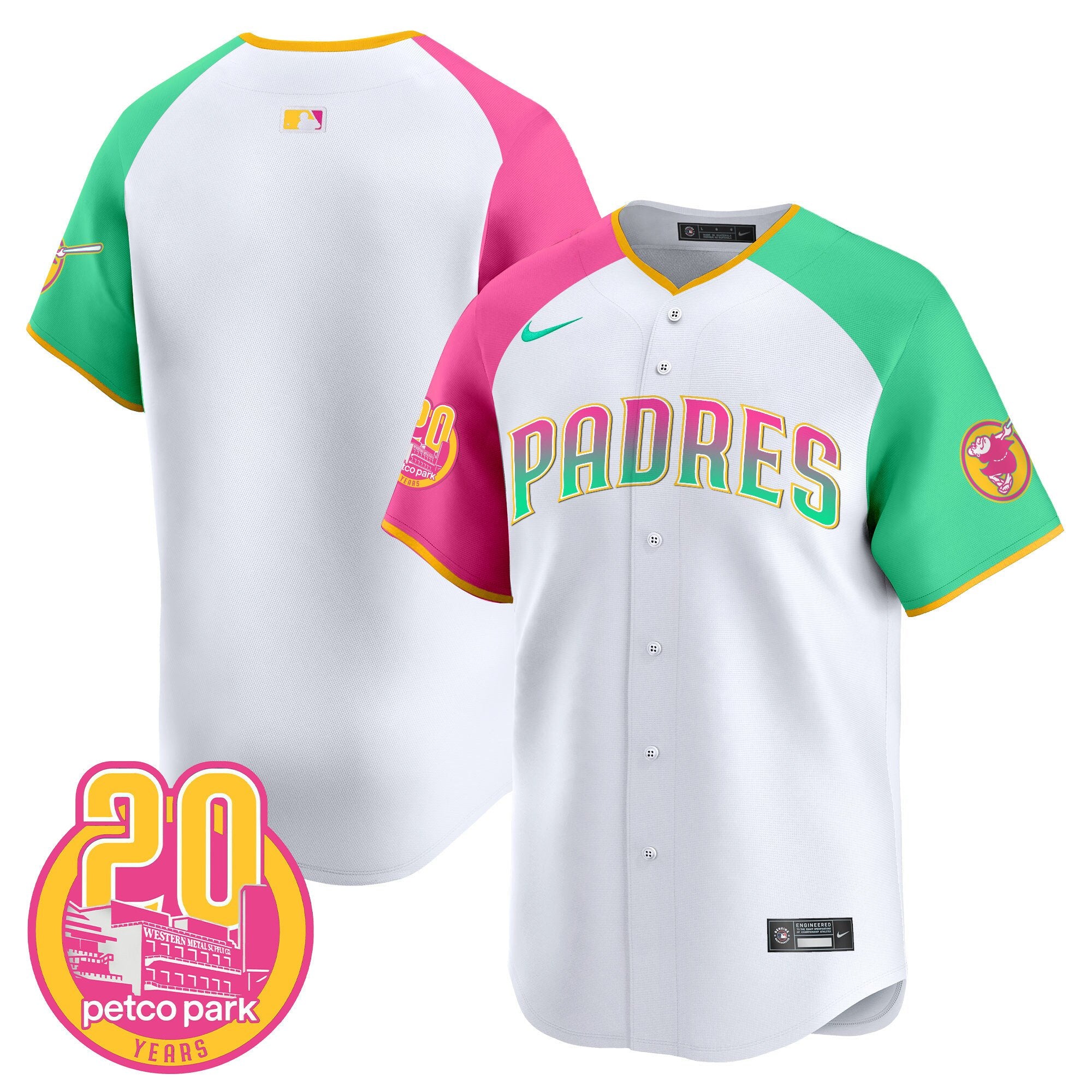 Men's Padres 2024 San Diego City Style Vapor Premier Limited Jersey - All Stitched - Alternate, Team